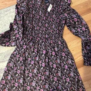 Gap smocked ruffle dress sz small